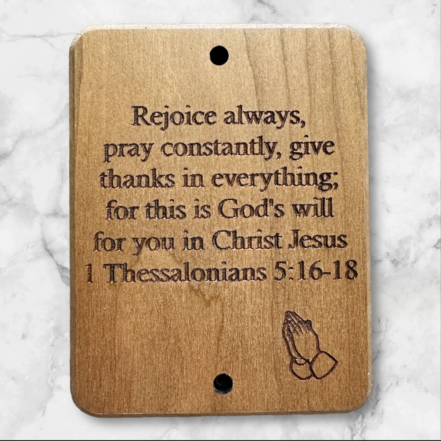 1 Thessalonians Wood Wall Plaque