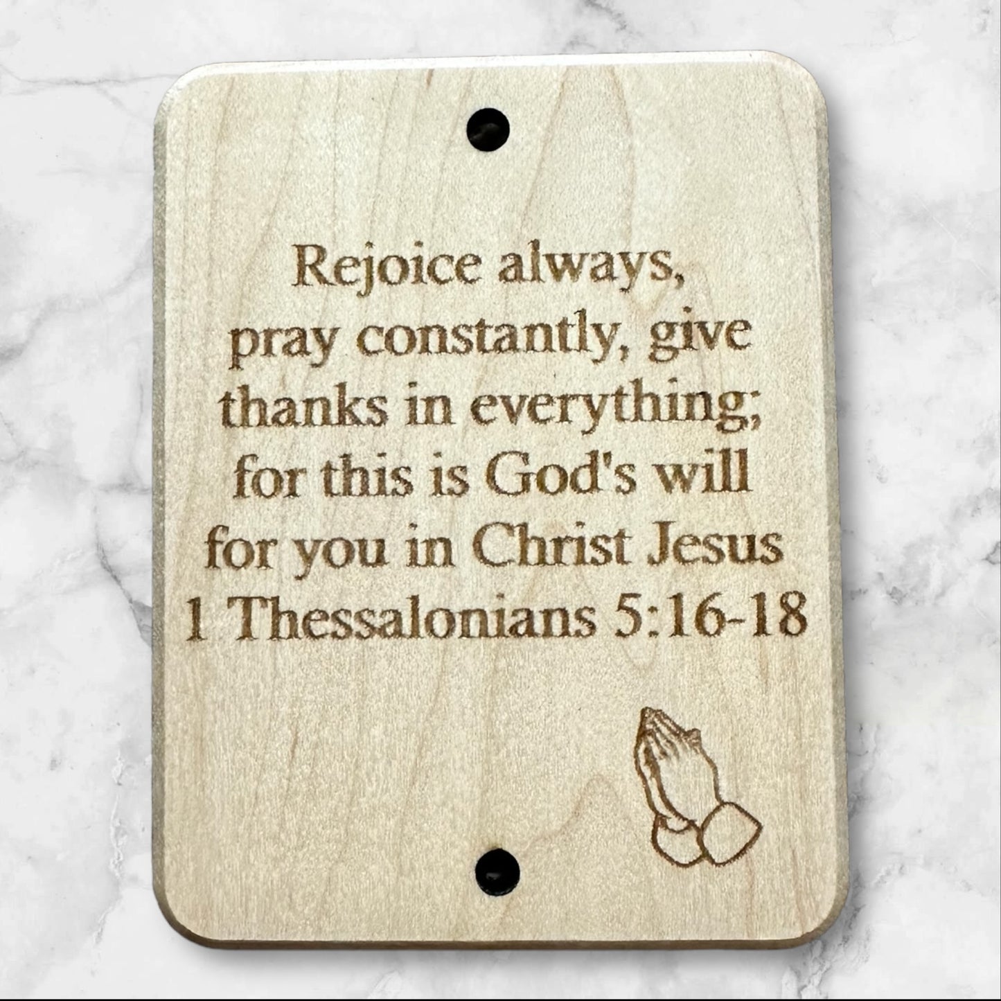 1 Thessalonians Wood Wall Plaque