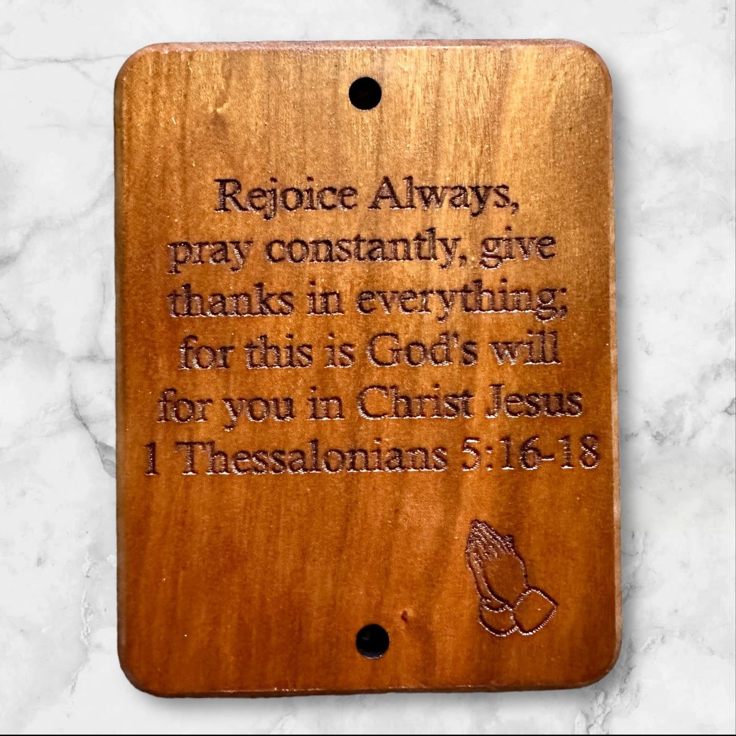 1 Thessalonians Wood Wall Plaque