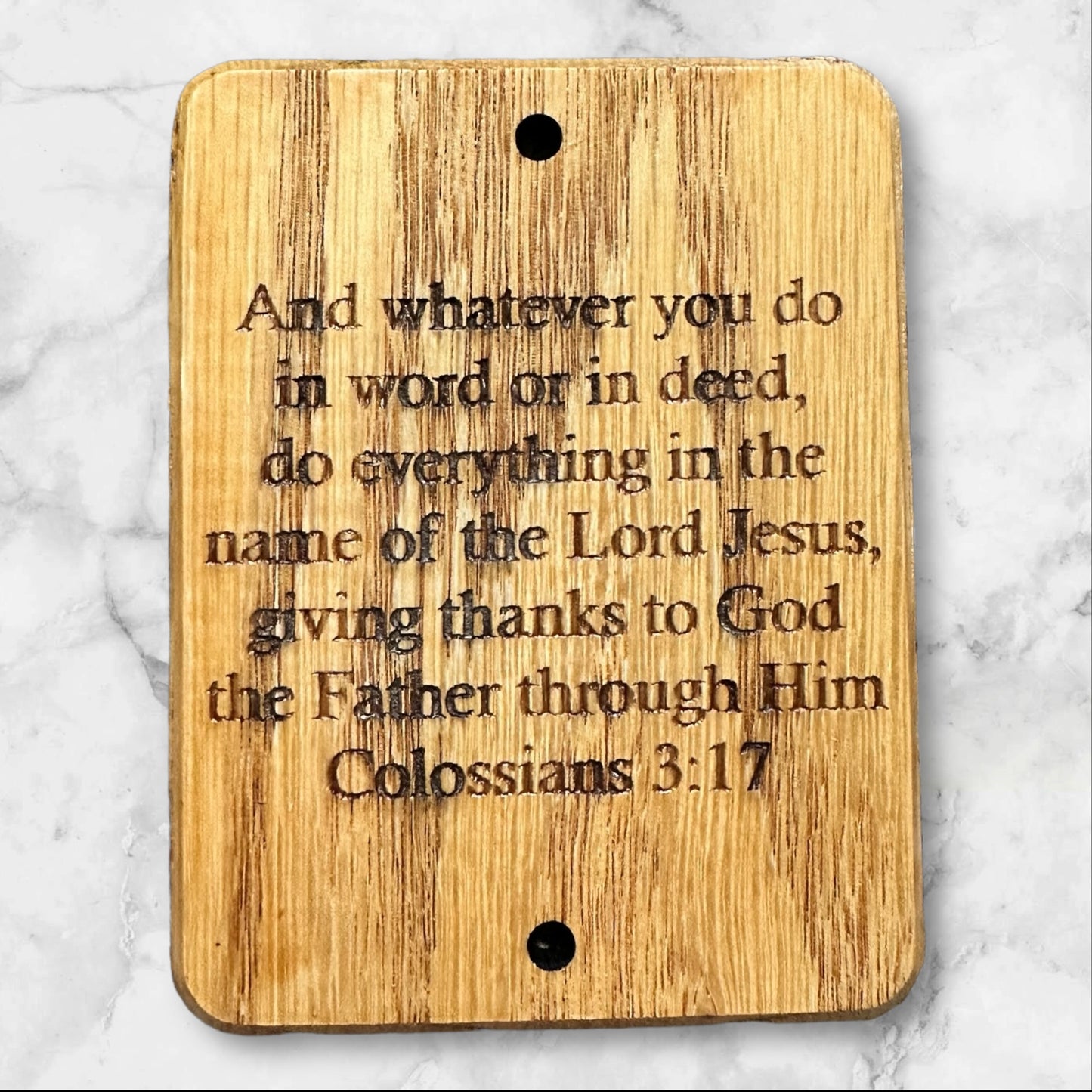 Colossians Wood Wall Plaque