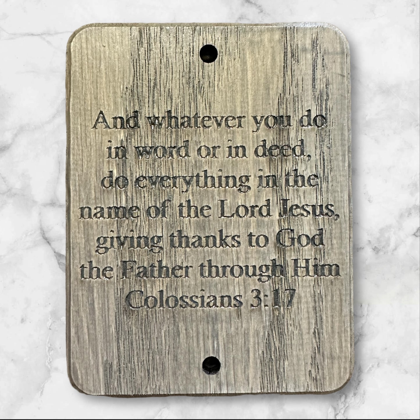 Colossians Wood Wall Plaque