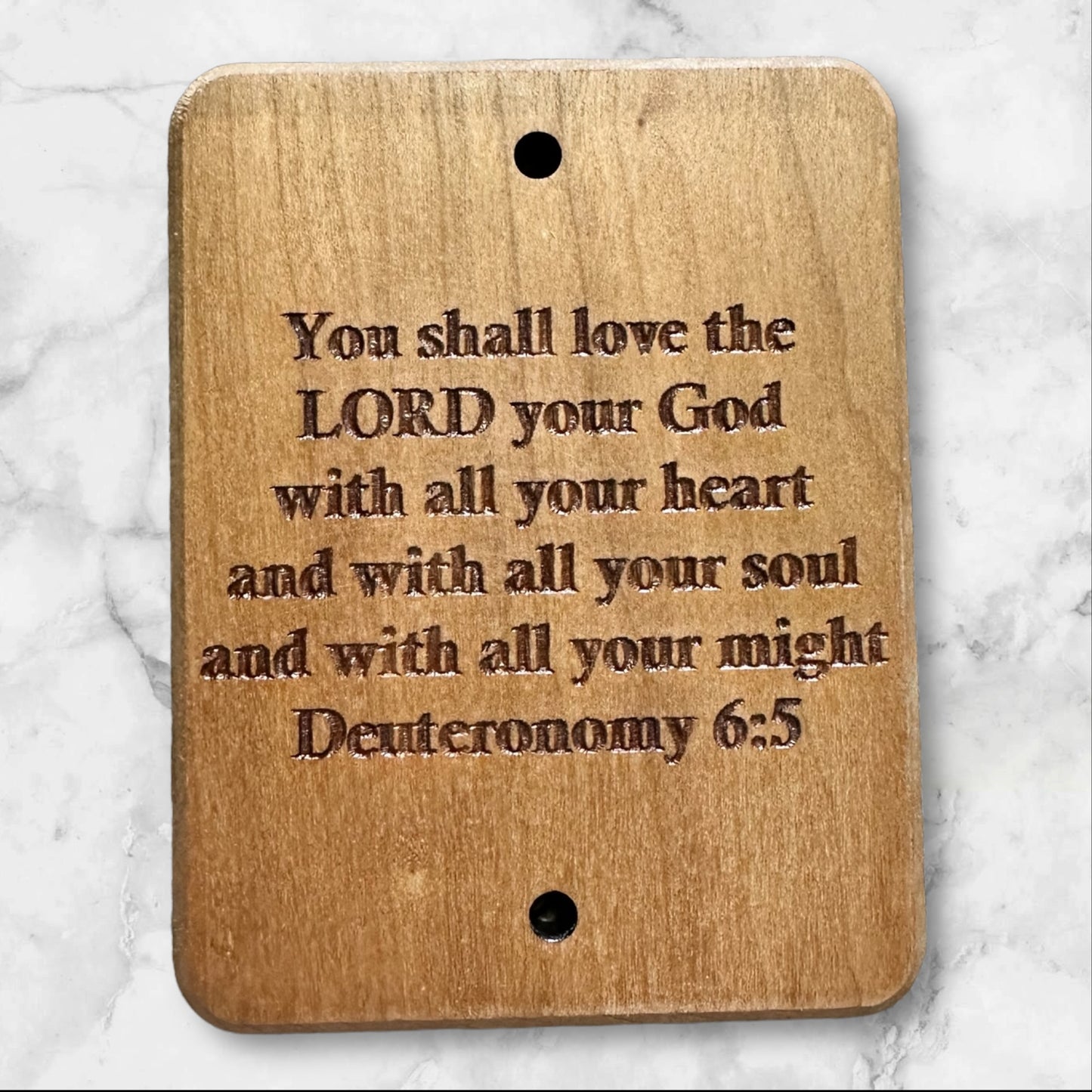 Deuteronomy Wood Wall Plaque