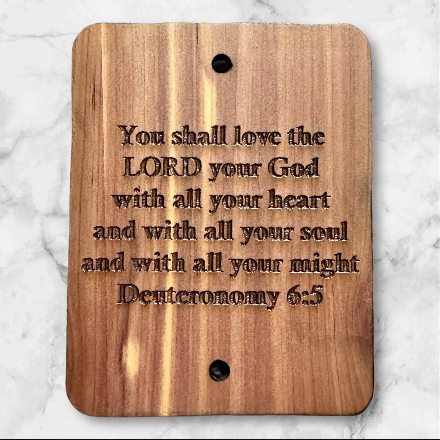 Deuteronomy Wood Wall Plaque