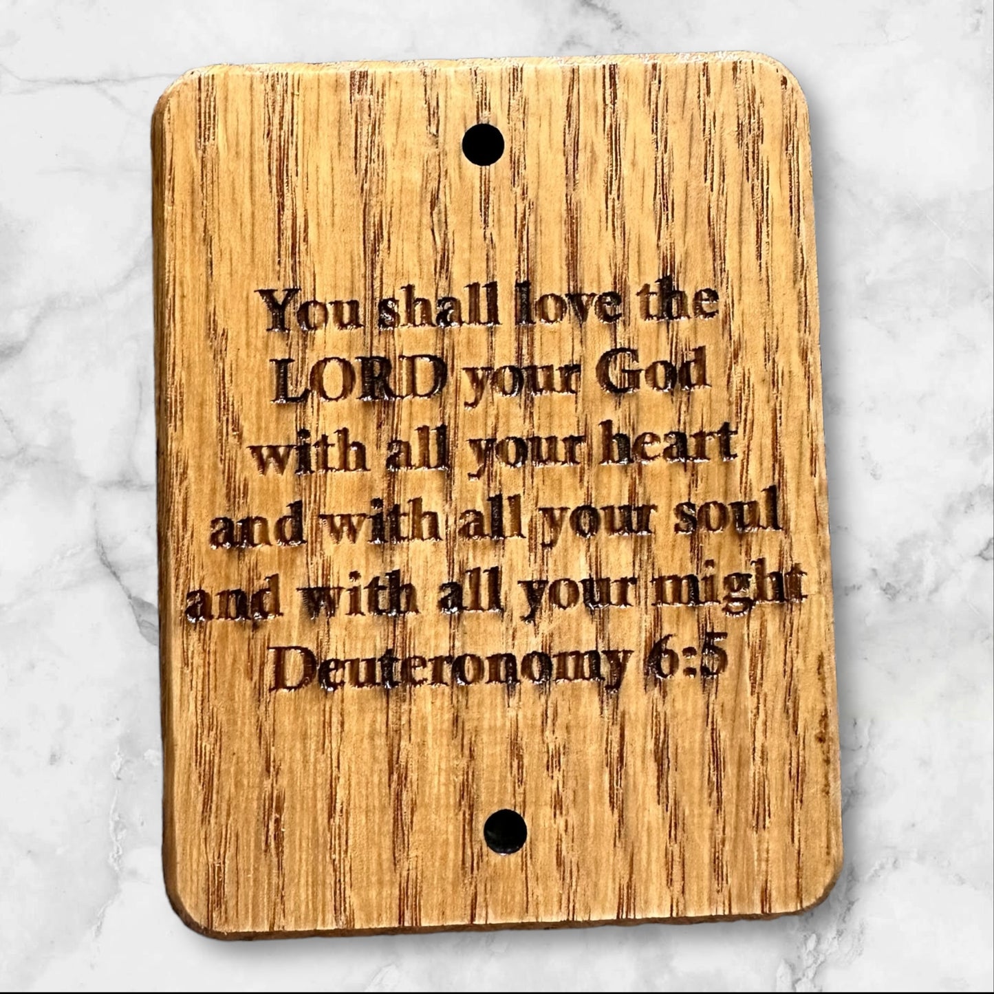 Deuteronomy Wood Wall Plaque