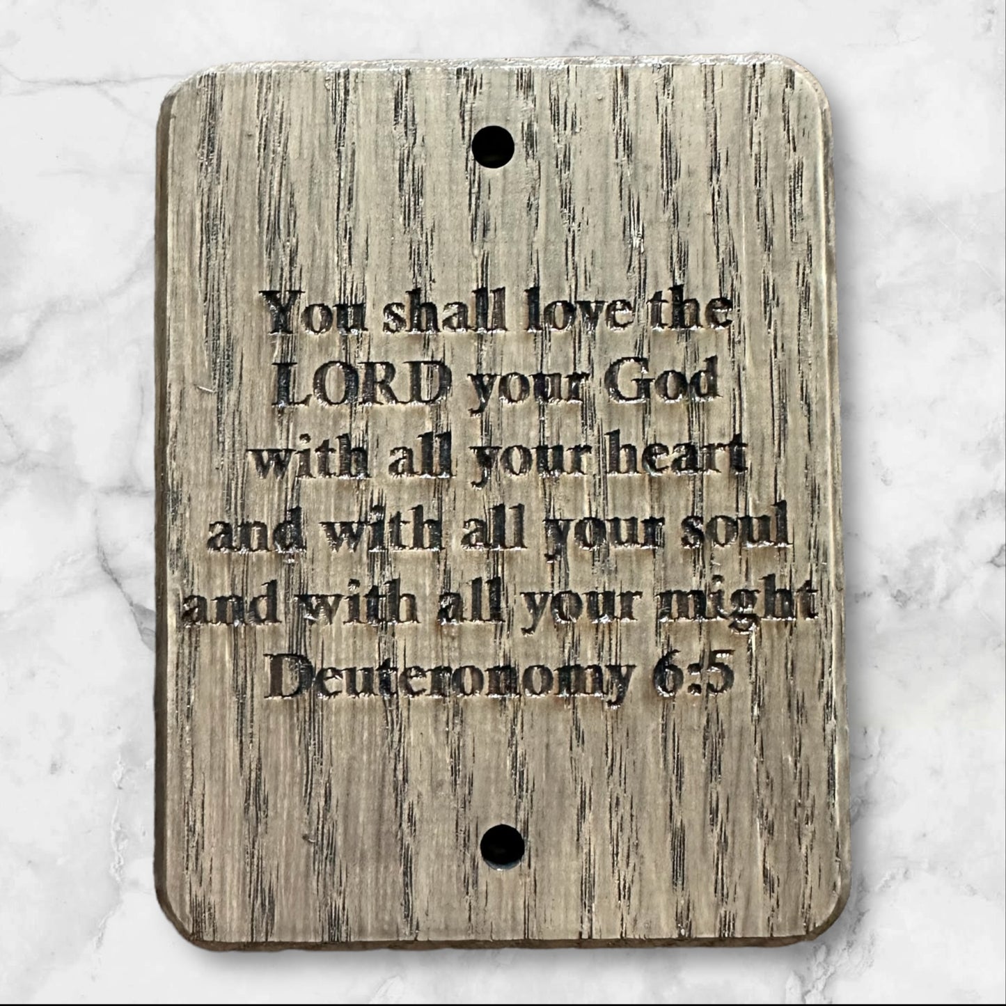 Deuteronomy Wood Wall Plaque