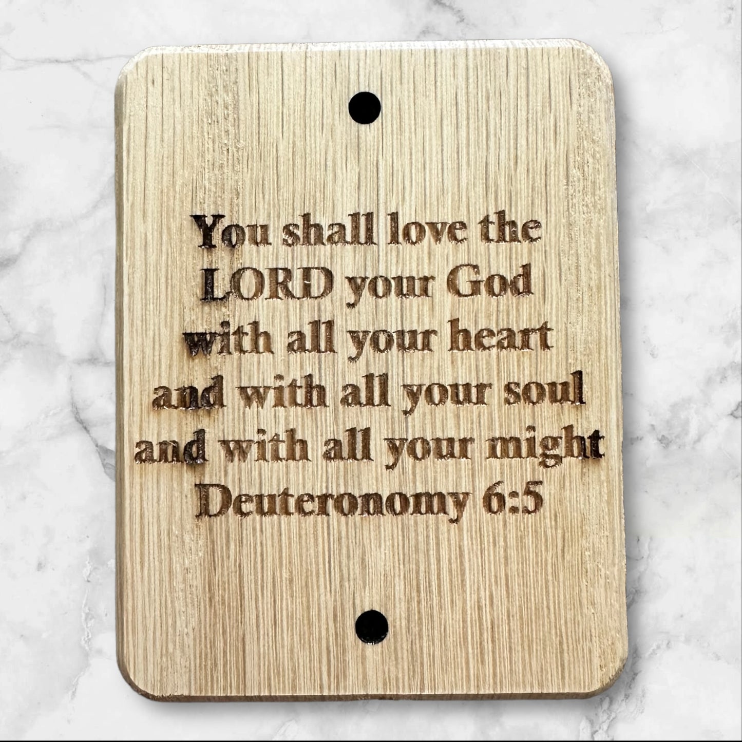 Deuteronomy Wood Wall Plaque