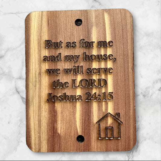 Joshua Wood Wall Plaque