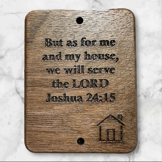 Joshua Exotic Wood Wall Plaque