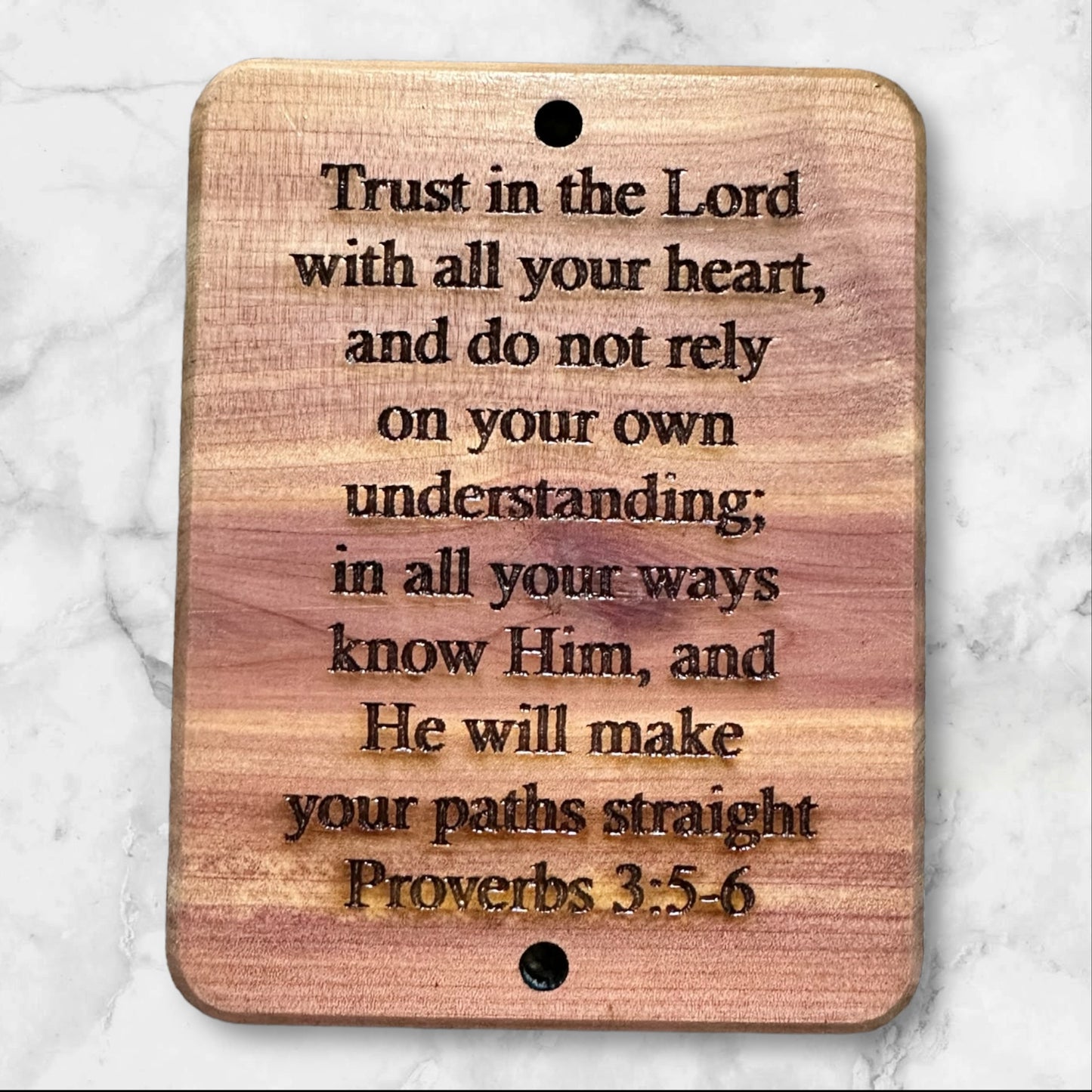 Proverbs Exotic Wood Wall Plaque