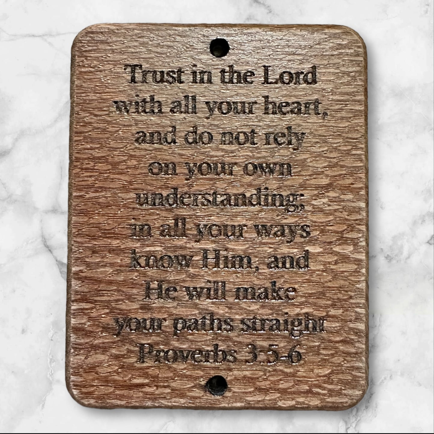 Proverbs Exotic Wood Wall Plaque