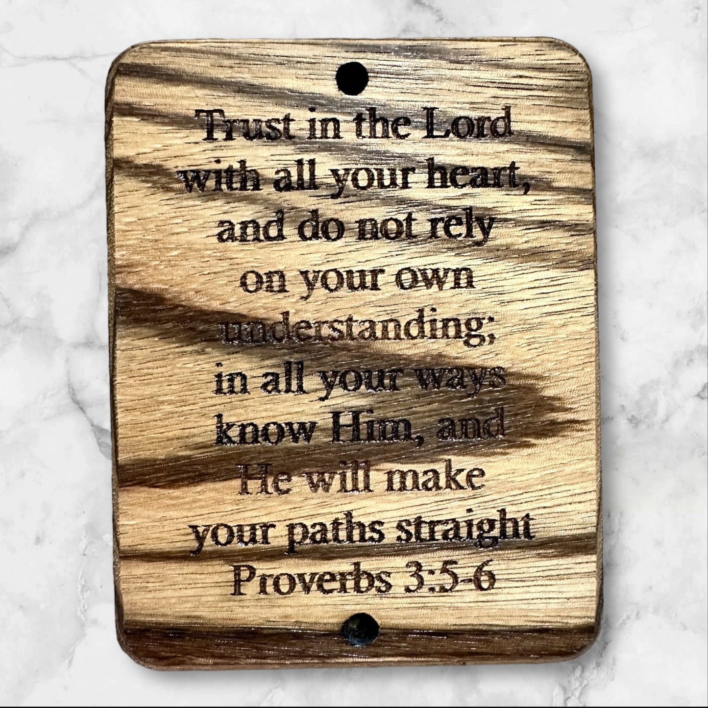 Proverbs Exotic Wood Wall Plaque