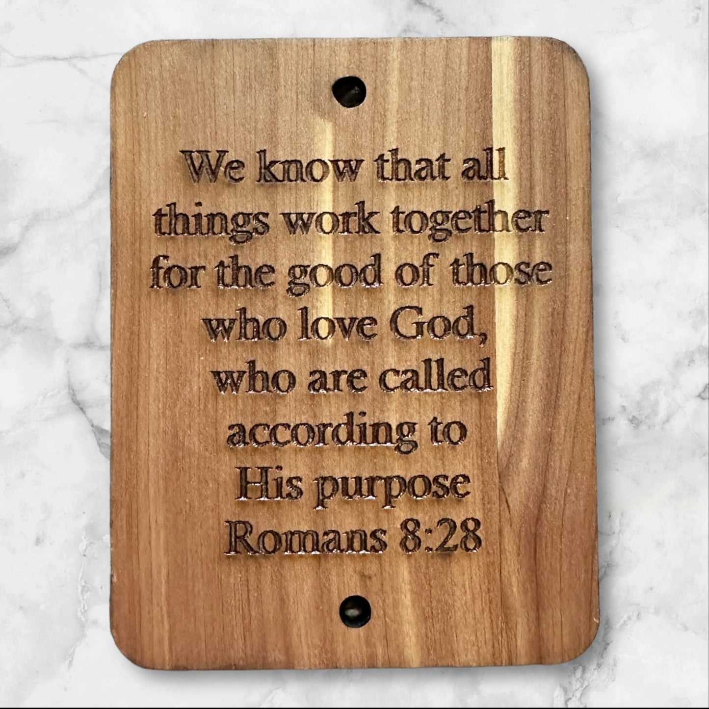 Romans Wood Wall Plaque