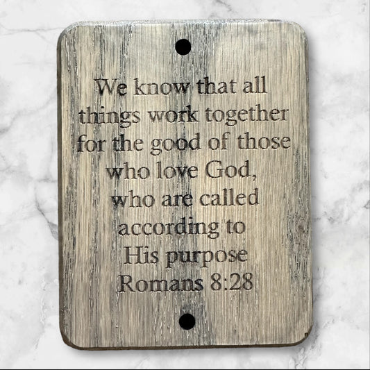 Romans Wood Wall Plaque