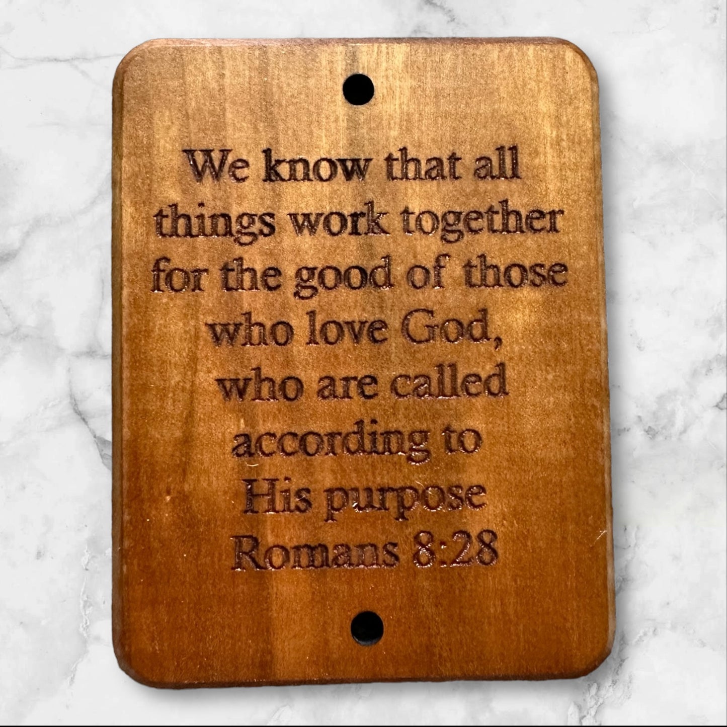 Romans Wood Wall Plaque